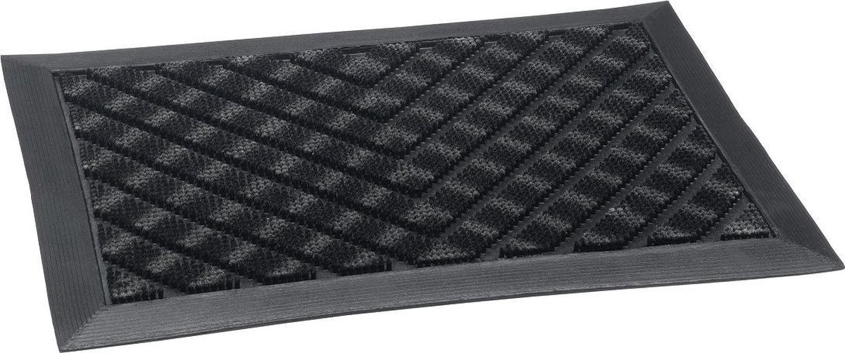 MD Entree - Deurmat - Schoonloopmat - V-Power - 60 x 80 cm - Antraciet