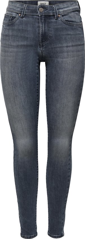 ONLY ONLWAUW LIFE MID SK DNM BJ777 Dames Jeans - Maat M x L30