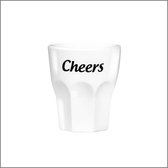 Onbreekbare Shot glaasjes - Borrel glaasjes - met tekst | CHEERS