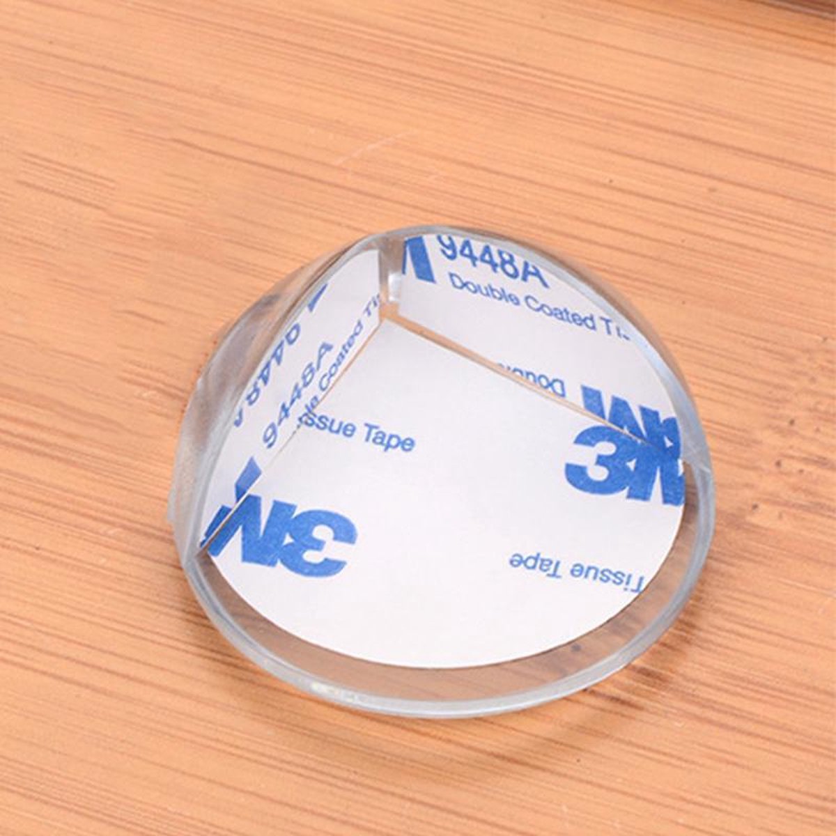 Image of 12X hoekbeschermers 3M - 12 stuks rond Siliconen hoekbescherming - Hoekbeschermers - Hoekbescherming voor kinderen - Tafelhoekbeschermers - Siliconen - Hoekbescherming voor baby - Geschikt voor glas, hout en metaal