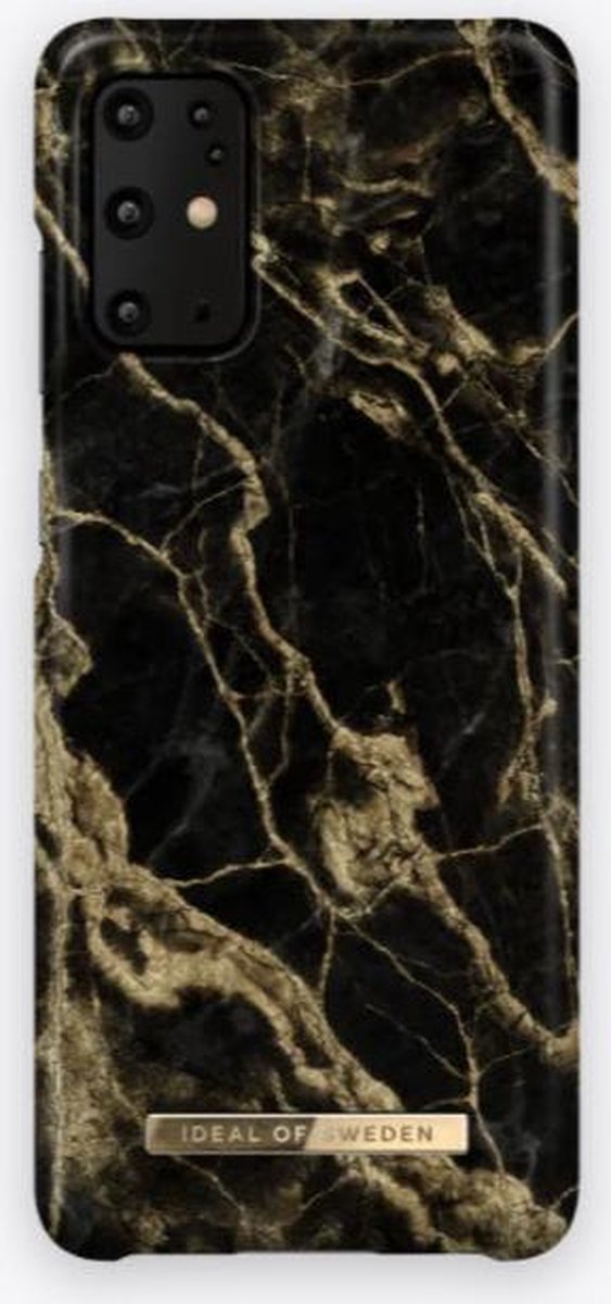 ideal of sweden fashion case geschikt voor samsung galaxy s20+ golden smoke marble