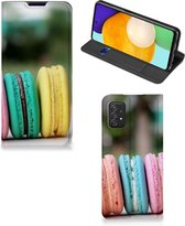 Smart Cover Maken Geschikt voor Samsung Galaxy A03s GSM Hoesje Macarons