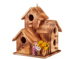 vogelhuis hout - decoratie