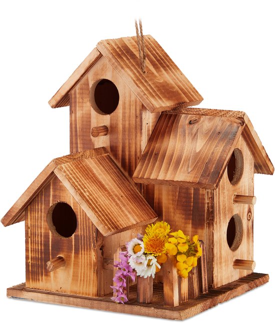 vogelhuis hout - decoratie