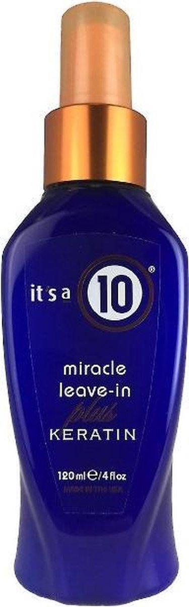 It's a 10 Miracle Leave-in Plus KERATIN 120 ml