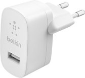 Belkin BOOST↑CHARGE™ - USB-A thuislader/oplader - 12W - Wit
