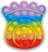 Fidget Toys - Rainbow Pop It Fidget Toy - Nieuwe Regenboog Pop It - TikTok - NIEUW