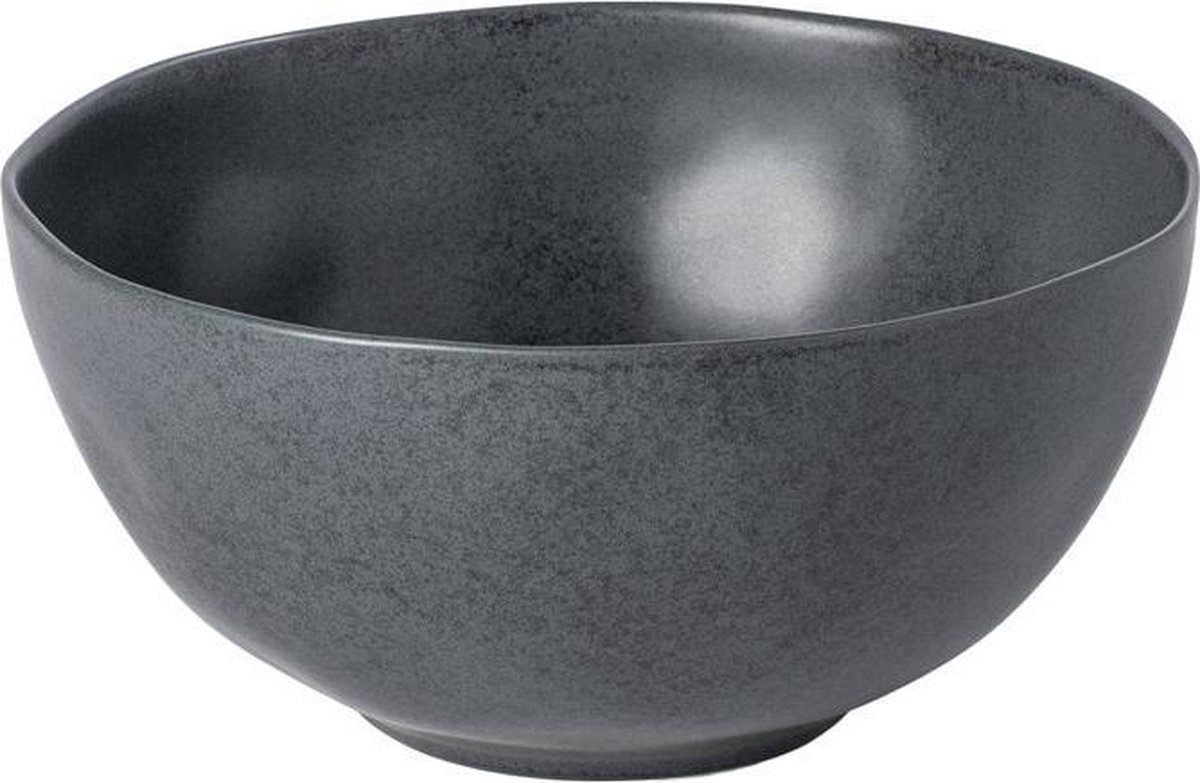 Costa Nova - serveerschaal - Livia zwart - 3,4 L - set van 6 - 26 cm rond