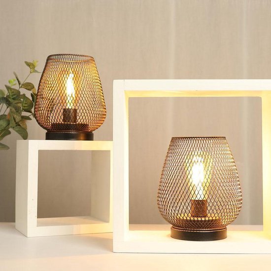 JHY DESIGN Set van 3 Keramische Sfeerlampen met LED Licht Ei