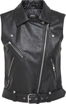 ONLY ONLVERA FAUX LEATHER WAISTCOAT OTW NOOS Dames Jas - Maat M
