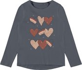 NAME IT NMFVIX LS TOP NNN Meisjes T-shirt  - Maat 92