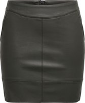 ONLY ONLBASE FAUX LEATHER SKIRT OTW Dames Rok - Maat 44