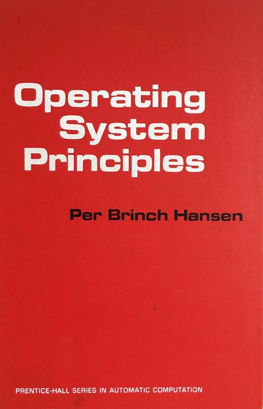 Operating System Principles - cover