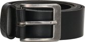 247 JEANS BUFFALO LEATHER BELT BLACK, L 95  Zwart