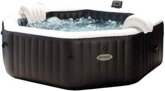 Intex PureSpa Jet & Bubble DeLuxe Jacuzzi 6-Persoons Set met Zoutwatersysteem - bubbelbad - whirlpool
