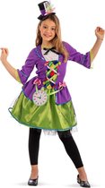 Carnival Toys Verkleedjurk Mad Hatter Meisjes Polyester Mt 140