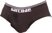 Barcode Berlin Solger Brief Black-White - MAAT L - Heren Ondergoed - Slip voor Man - Mannen Slip