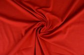 Katoen tricot stof - Rood - 10 meter