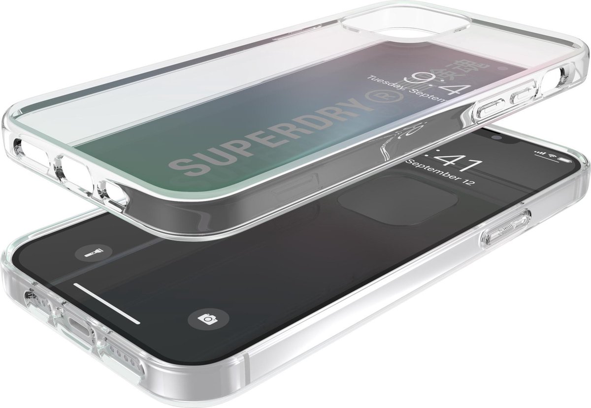 Superdoorzichtige Holografische Hoes Voor IPhone 12 / 12 Pro 6.1 - Valbescherming Met Krasbestendig Oppervlak