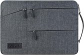 WIWU - Laptoptas geschikt voor HP Pavilion - 15.6 inch Pocket Laptop Sleeve - Grijs
