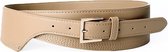 Amodi® Fashion - Stijlvolle Speelse Vrouwen Riem - Dames riem - Damesriem - Jurk - Jas - Vest - Colbert - Tailleriem - Beige