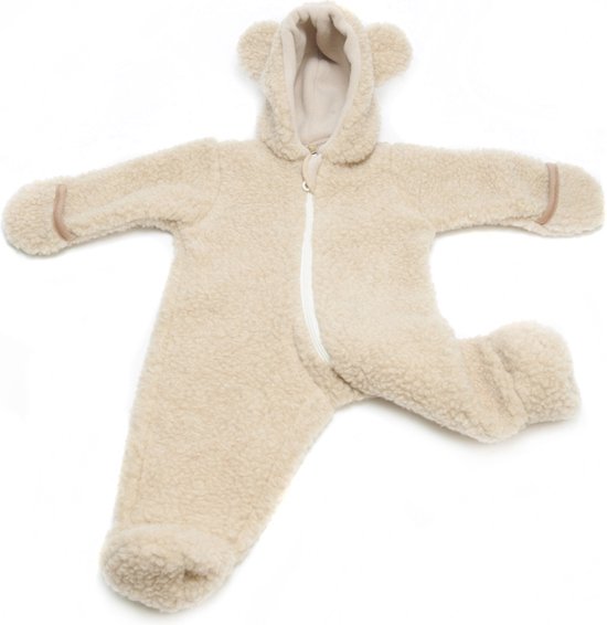 Alwero overall Babybears Huispak baby Beige 3-6 mnd