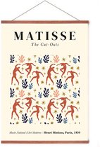 Poster In Posterhanger - 'Spray of Leaves' - Kader Hout - Henri Matisse - Kunst Print - 70x50 cm - Ophangsysteem