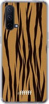 6F hoesje - geschikt voor OnePlus Nord CE 5G -  Transparant TPU Case - Tiger Print #ffffff