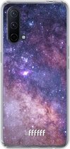 6F hoesje - geschikt voor OnePlus Nord CE 5G -  Transparant TPU Case - Galaxy Stars #ffffff