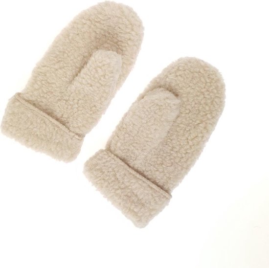 Gants unisexe Beige Taille m