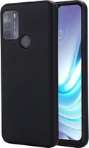 HB Hoesje Geschikt voor Motorola Moto G50 Zwart - Siliconen Back Cover