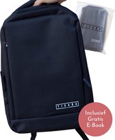 Ticaba Laptop Backpack 15,6 pouces - Sac à dos pour homme / femme - Sac à dos pour l' École/ travail / Voyages - Sac moderne hydrofuge - Avec port USB - Zwart