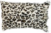 Sierkussen - Geiten Vacht Luipaard - Multicolor - 50 Cm X 30 Cm