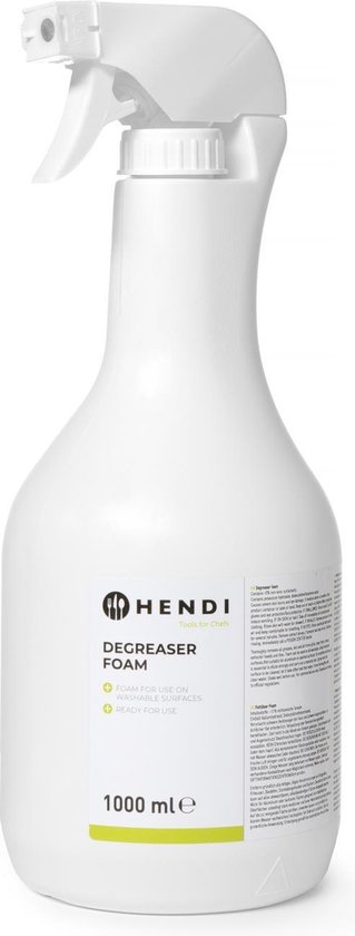 Hendi Ontvetter Keuken - Professionele Ontvetter Spray - Schuimend - 1 Liter