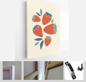 Abstract still life in pastel colors. Collection of contemporary art - Modern Art Canvas - Vertical - 1725603907 - 50*40 Vertical