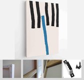 Set of creative minimalist hand painted illustration for wall decoration, postcard or brochure design - Modern Art Canvas - Vertical - 1727603785 - 115*75 Vertical