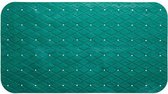 Antislip badmat - 69x39 CM - Groen - Rechthoek - Douchemat - Badmatten - Badkamermat - Badkamer - Voor in bad - Antislipmat voor douche - Rubber - Anti slip mat