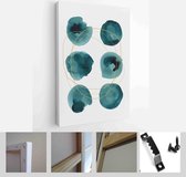 Set of 3 creative minimalist hand painted illustrations for wall decoration, postcard or brochure design - Modern Art Canvas - Vertical - 1820687585 - 115*75 Vertical