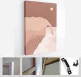 Abstract landscape poster collection. Set of contemporary art print templates. Nature backgrounds for social media - Modern Art Canvas - Vertical - 1812280651 - 80*60 Vertical