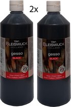 Van Bleiswijck - gesso white - wit - primer - set van 2 stuks - 2 x 500ml