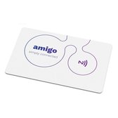 Digitale visitekaart - Business Card - Amigo NFC Business Card (Wit) - Digitale Identiteit - Draadloze gegevensoverdracht - Coronaproof - Innovatief - Innovatieve visitekaart - Vis