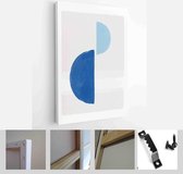Set of Abstract Hand Painted Illustrations for Postcard, Social Media Banner, Brochure Cover Design or Wall Decoration Background - Modern Art Canvas - Vertical - 1906045969 - 115*