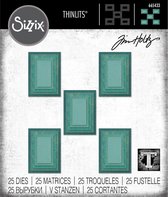 Sizzix Thinlits Snijmal Set - Stacked Tiles - 25 stuks