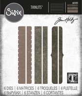 Sizzix Thinlits Snijmal Set - Decorative Trims - 6 stuks