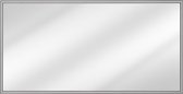 Badkamerspiegel Zilver 123x69 cm - Chayenna – Badkamer Spiegel met Verlichting - Design Spiegels met Verlichting - Perfecthomeshop