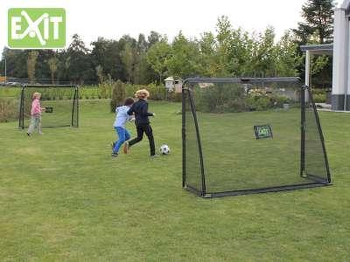 EXIT Coppa Stalen Voetbaldoel 220x170cm - Voetbal Goal - Voor Kinderen - Tuin - Zwart — afbeelding 14