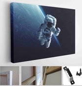 Astronaut in spacewalk. Cosmic art, science fiction wallpaper. The beauty of space. There are billions of galaxies in the universe - Modern Art Canvas - Horizontal - 540015799 - 11