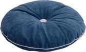 Wigiwama - Sierkussen Kinderkamer - Button Cushion Blauw / wit W592527
