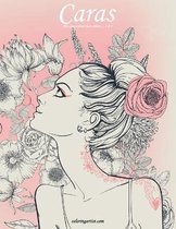 Caras libro para colorear para adultos 1, 2 & 3
