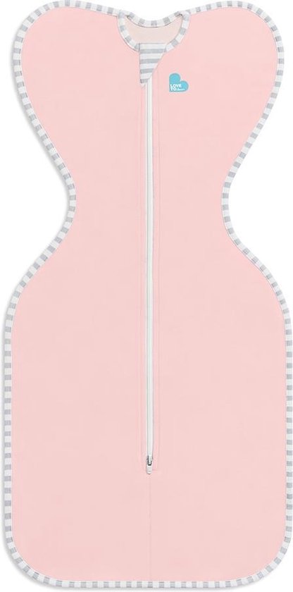 Product: Love to Dream™ Babyslaapzak Swaddle Up™ - Inbakeren - Baby 0-3 maanden - 3.5-6 kg - All season - Oud roze, van het merk Love to dream